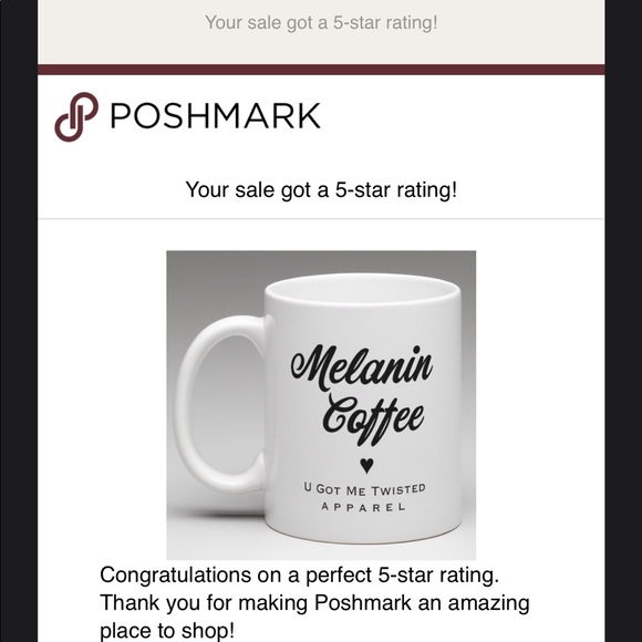 New White Coffee Cup - Melanin Coffee BLM.  Black Coffee Drinkers. - Picture 3 of 4